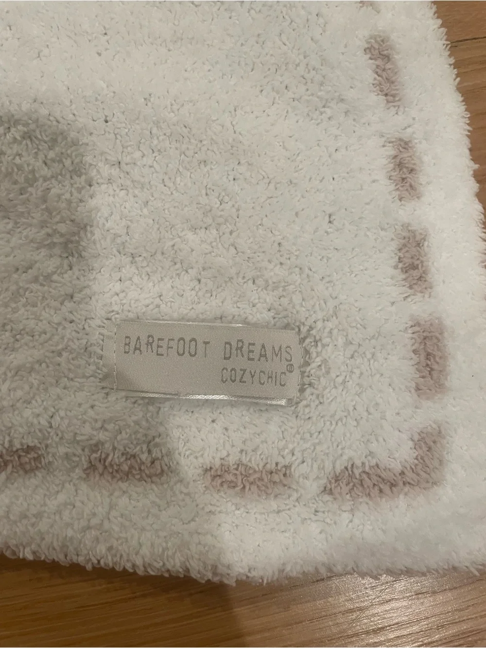 Barefoot Dreams Receiving Baby Blanket Reversible